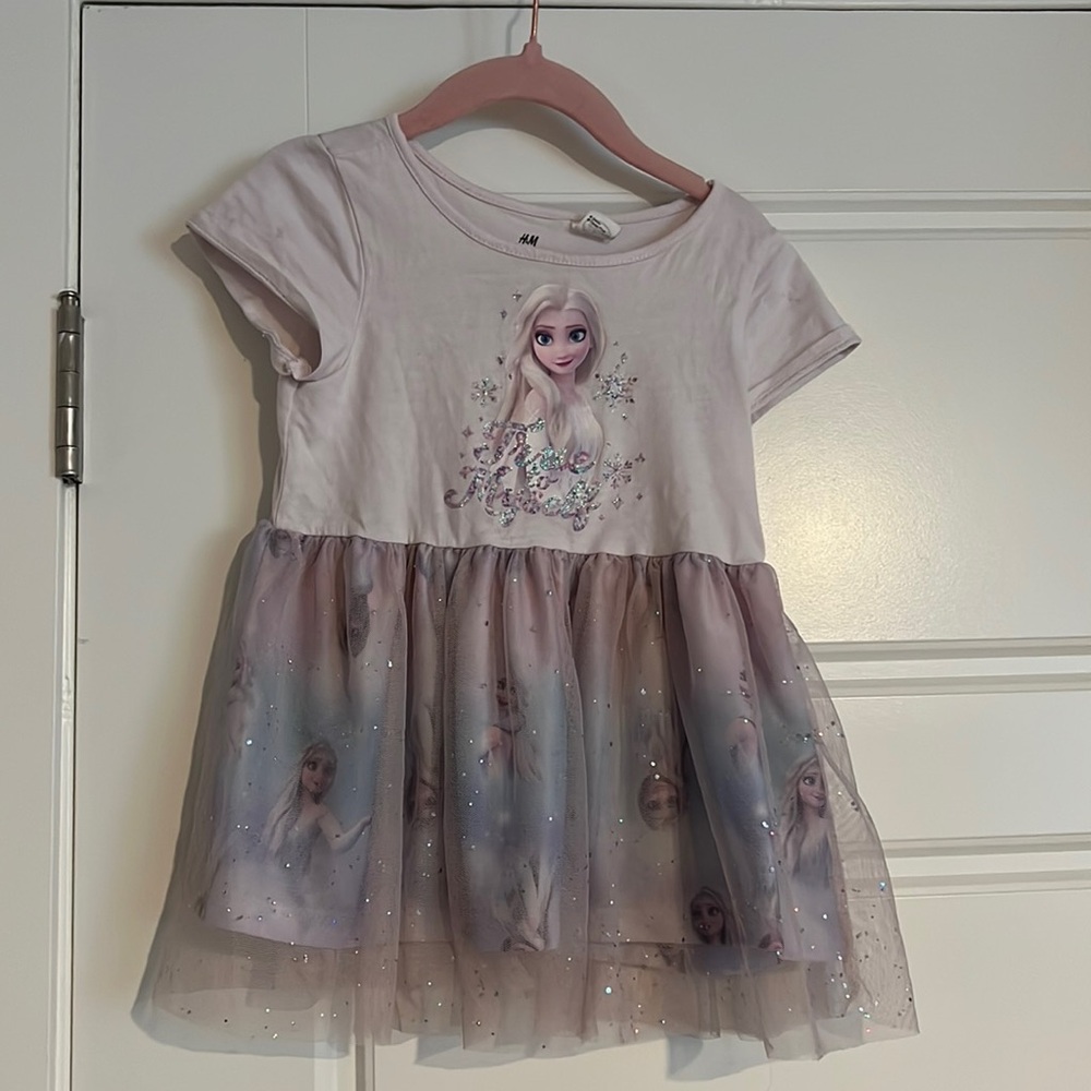 $10 ADD ON H&M Frozen Dress Anna Elsa Disney‎ Zara Tulle Twirl Princess dress
